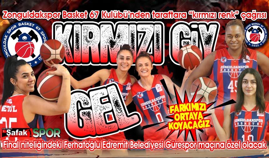 Zonguldakspor’dan taraftara “kırmızı renk” çağrısı... Site Spor Salonu kıpkırmızı olacak