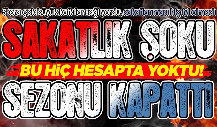 Zonguldakspor’da büyük şok! Son maçta sakatlanmıştı, sezonu kapattığı açıklandı