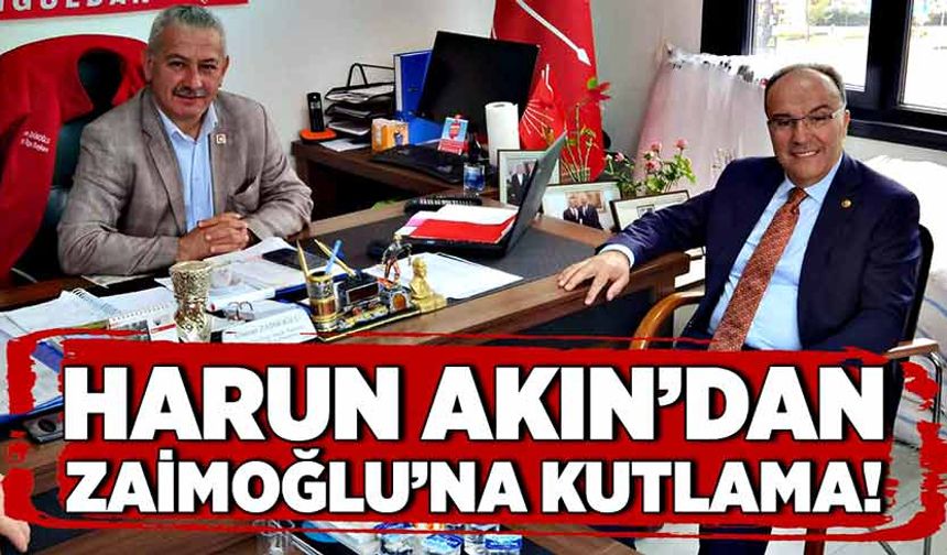 Harun Akın'dan, CHP Merkez İlçeye Kutlama!