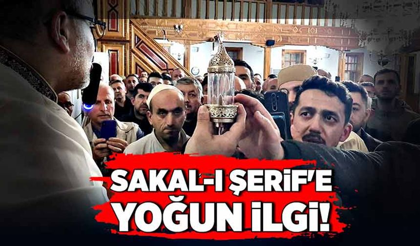 Zonguldak'ta Sakal-ı Şerif'e yoğun ilgi