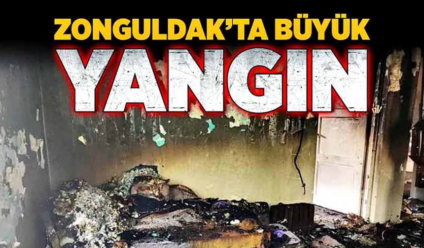 Zonguldak’ta büyük yangın: 1 kişi hastaneye kaldırıldı