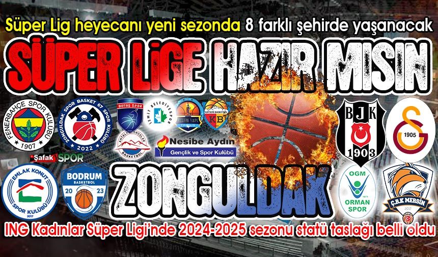 Zonguldakspor’un mücadele edeceği Süper Lig 14 takımla oynanacak... 4 takım küme düşecek