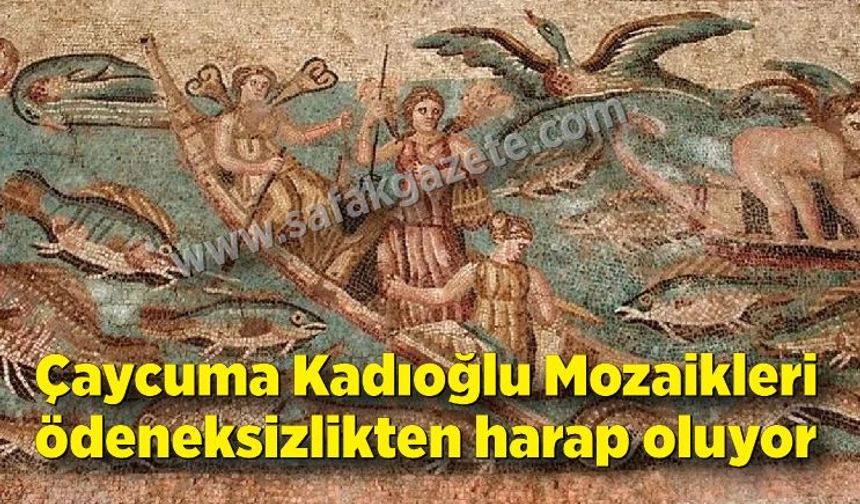 Çaycuma Kadıoğlu Mozaikleri ödeneksizlikten harap oluyor