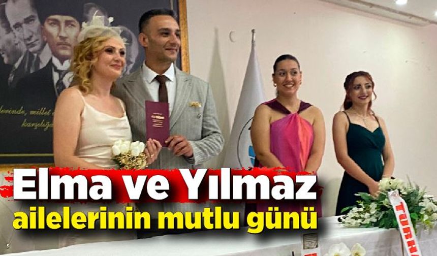 Elma ve Yılmaz ailelerinin mutlu günü