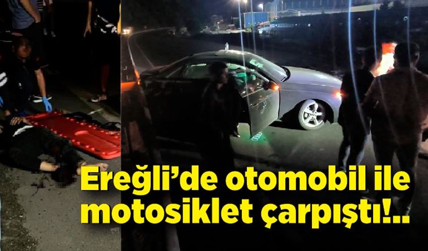 Ereğli'de trafik kazasında 1 kişi yaralandı