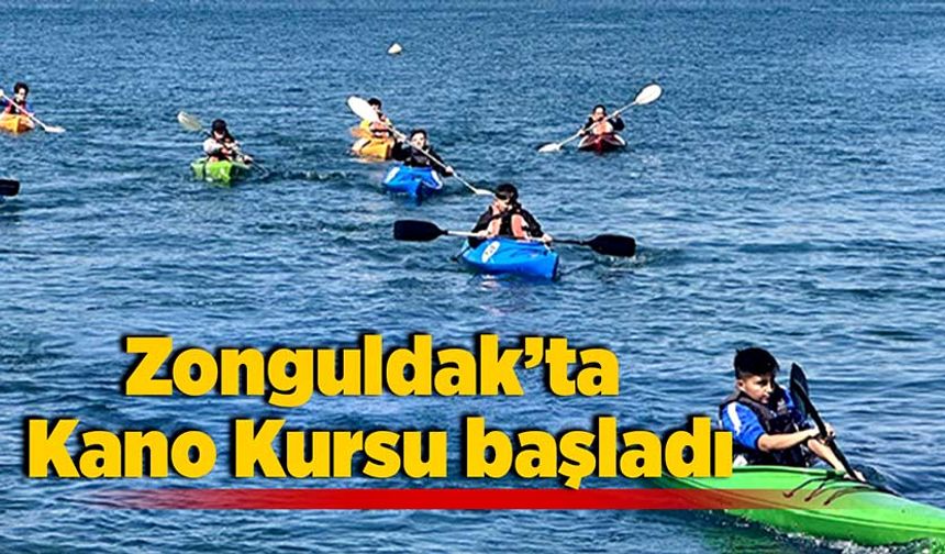 Zonguldak’ta Kano Kursu başladı