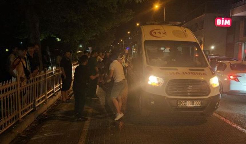 Kastamonu'da otomobilin çarptığı adam yaralandı: