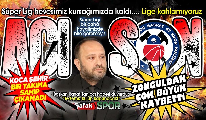 Rekorlar kırarak şampiyon olan Zonguldakspor, kapanmaya doğru gidiyor... Dünyada eşi benzeri yok