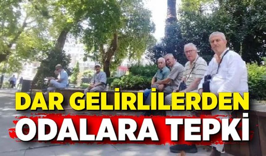 Zonguldak'ta dar gelirlilerden odalara tepki