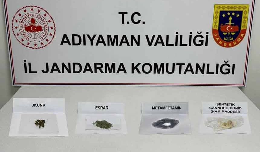 Adıyaman’da, 18 kişiye uyuşturucudan işlem yapıldı