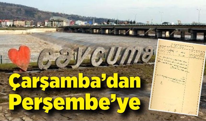 Çarşamba’dan Perşembe’ye