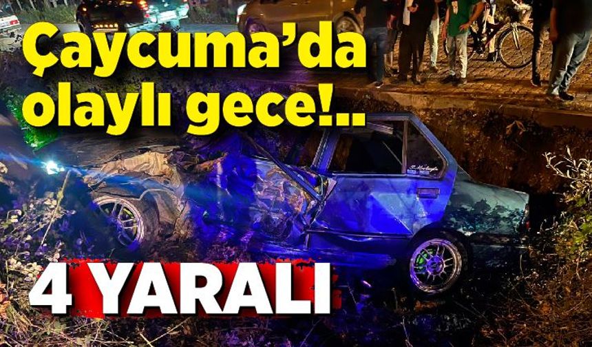 Çaycuma’da olaylı gece: Ekipler seferber oldu!