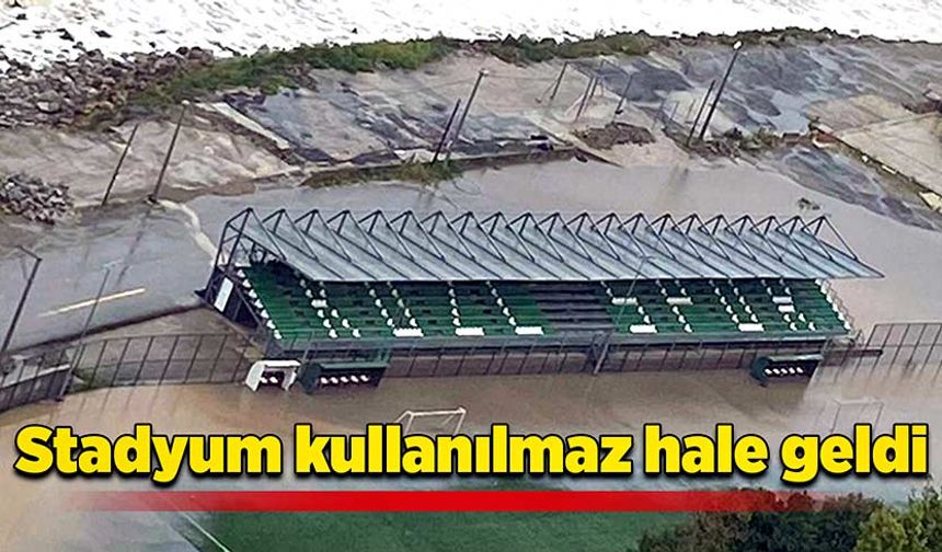 Stadyum kullanılmaz hale geldi