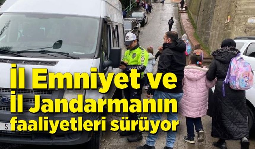 İl Emniyet ve İl Jandarmanın bir haftalık faaliyetlerini açıkladı