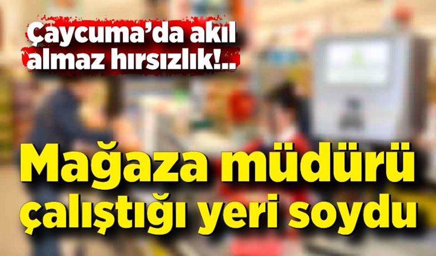 Çaycuma’da akıl almaz hırsızlık: Borcunu hırsızlıkla kapatmaya çalıştı!