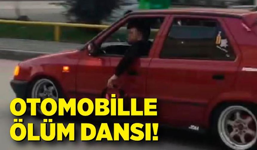 Seyir halinde otomobilinin direksiyonunu yerinden çıkarttı: Otomobille ölüm dansı