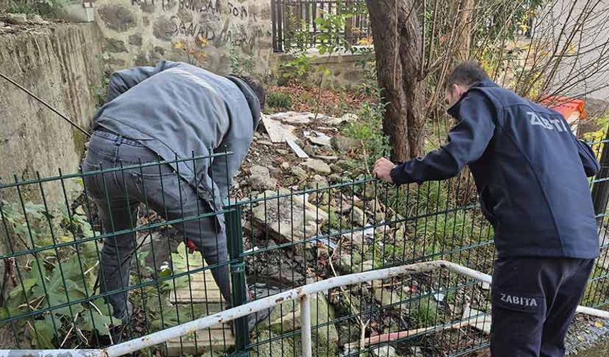 Rögar tıkandı, merdivenler şelaleye döndü