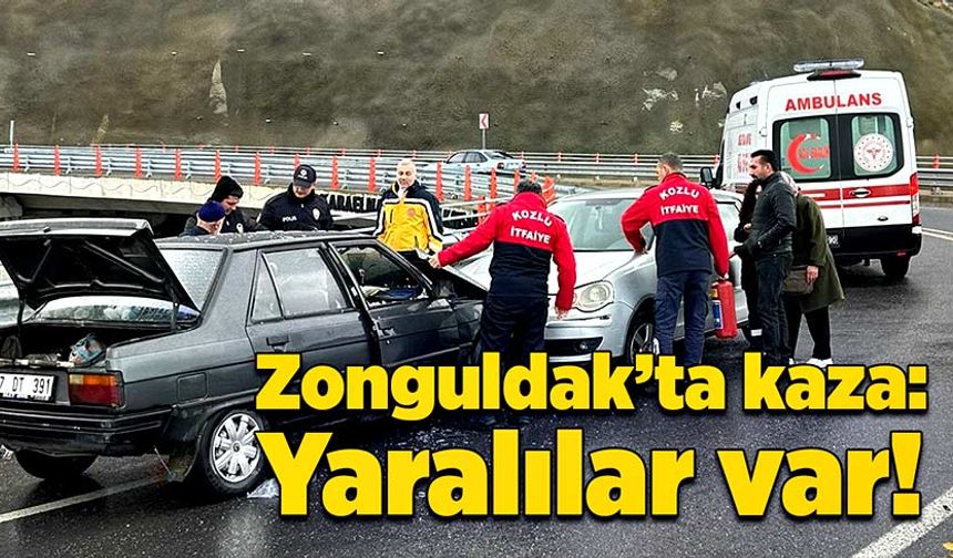 Zonguldak’ta kaza: Yaralılar var!