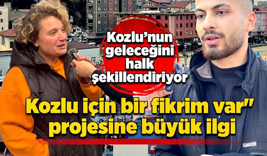 Kozlu’nun geleceğini halk şekillendiriyor: "Kozlu için bir fikrim var" projesine büyük ilgi