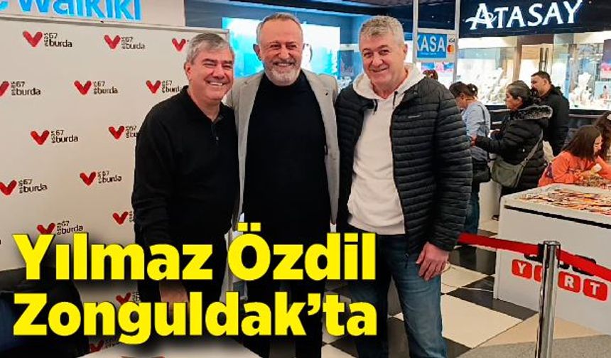 Yılmaz Özdil Zonguldak’ta: İmza gününe büyük ilgi