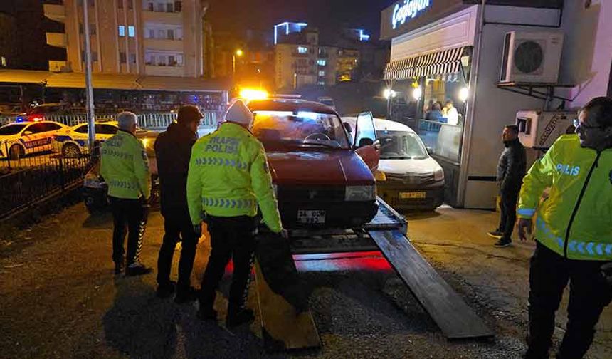 Polisin 2.65 promil alkollü sürücü ile imtihanı