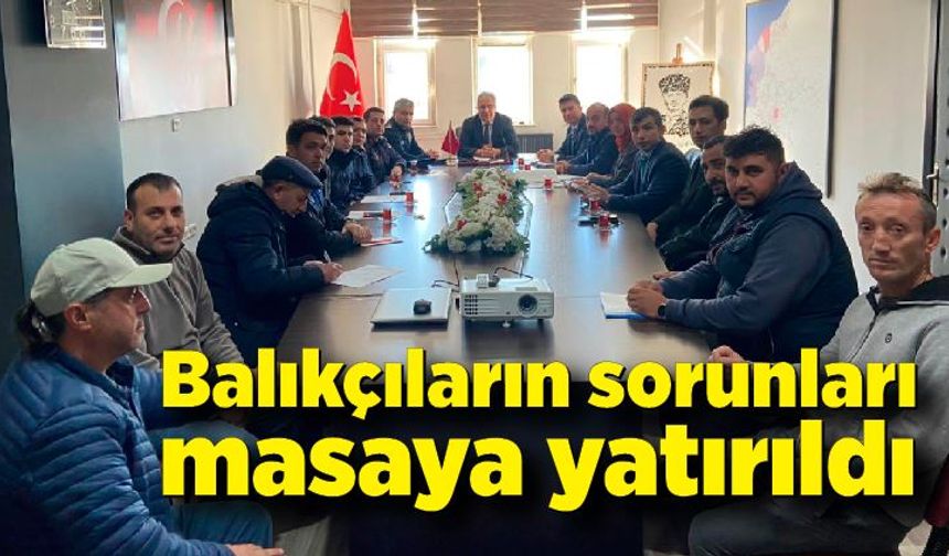 Ereğli’de balıkçıların sorunları masaya yatırıldı