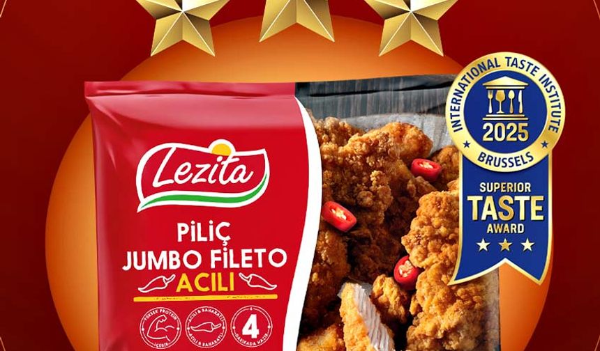 Lezita’nın Acılı Jumbo Fileto ürününe Superior Taste Award’dan ‘Lezzet Ödülü’