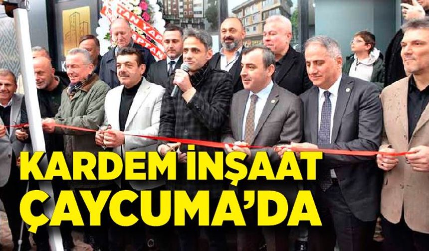 KARDEM İnşaat Çaycuma'da hizmetine başladı