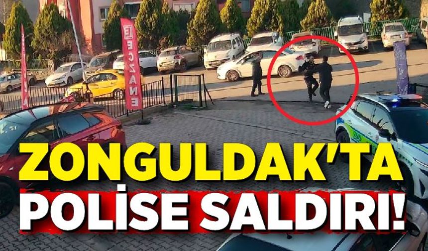 Zonguldak'ta polise saldırı!