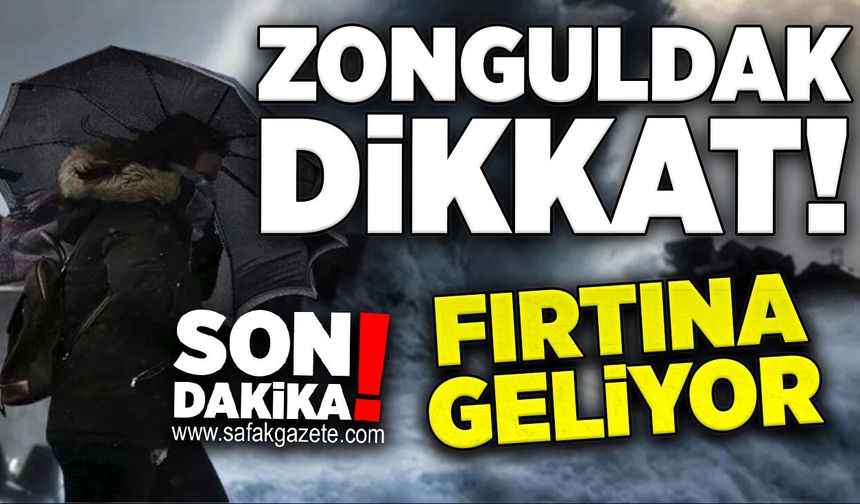 Zonguldak’a fırtına uyarısı! Rüzgâr 75 km/saate ulaşacak