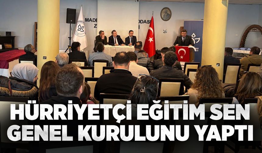 Hürriyetçi Eğitim Sen Genel Kurulunu yaptı
