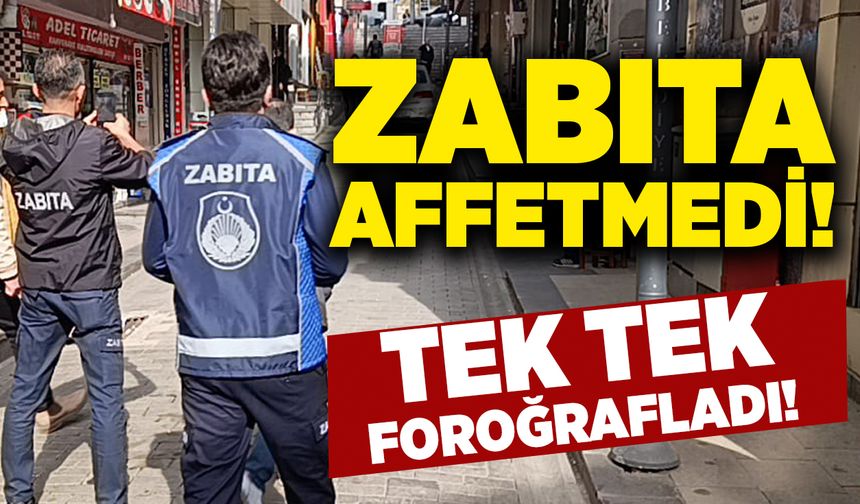 Zabıtadan hatalı park denetimi
