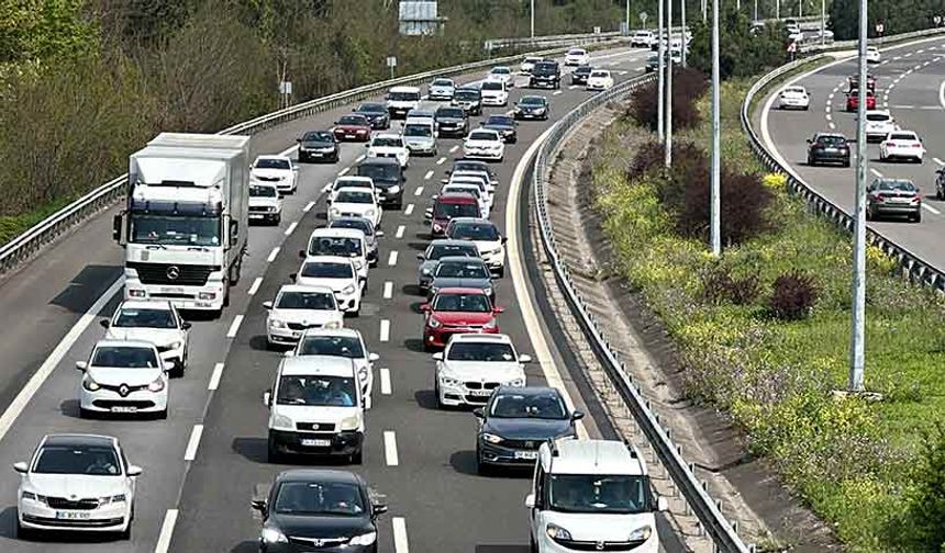 Düzce'de araç sayısı 151 bini geçti