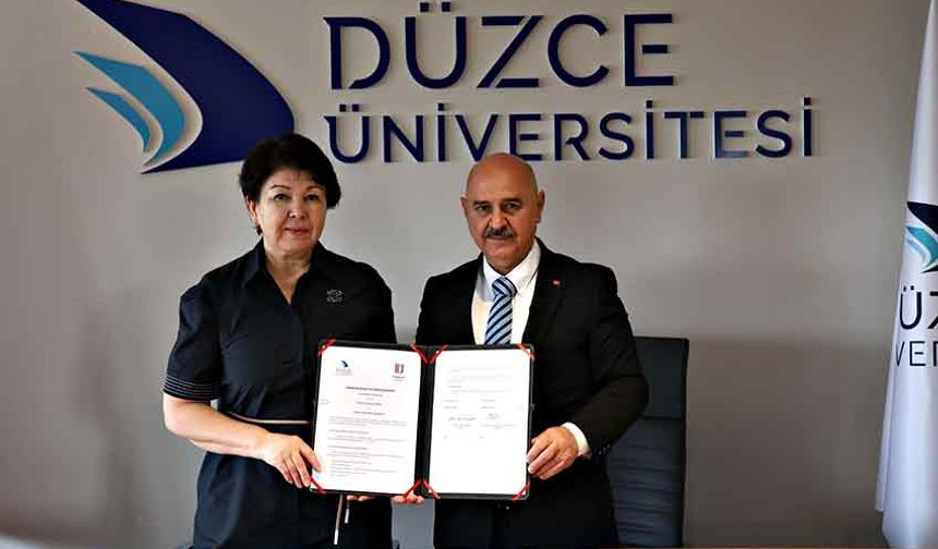 Düzce Üniversitesi’nden bir uluslararası anlaşma daha