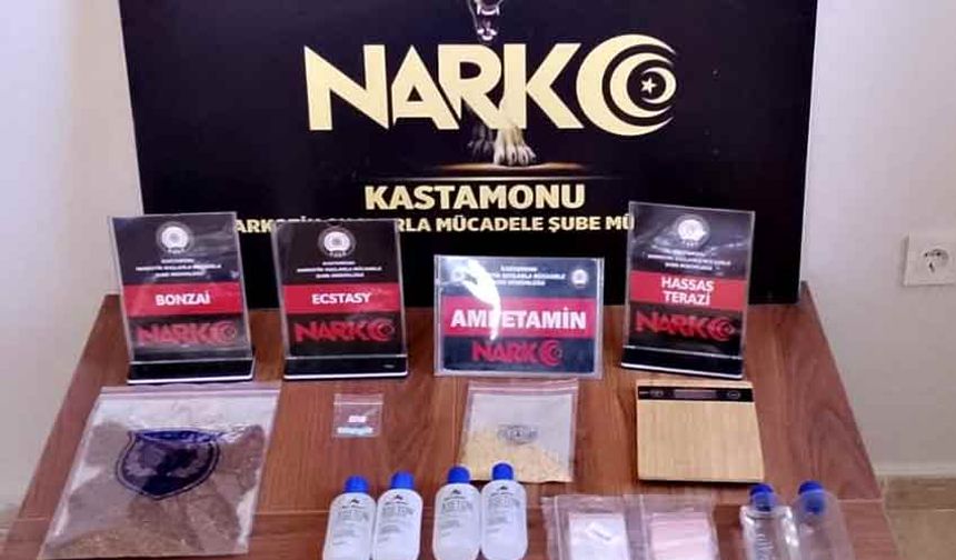 Kastamonu'da uyuşturucu operasyonu: 1  kişi gözaltında