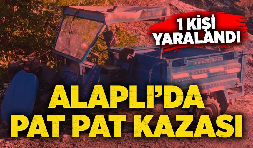 Alaplı’da pat pat kazası: 1 kişi yaralandı
