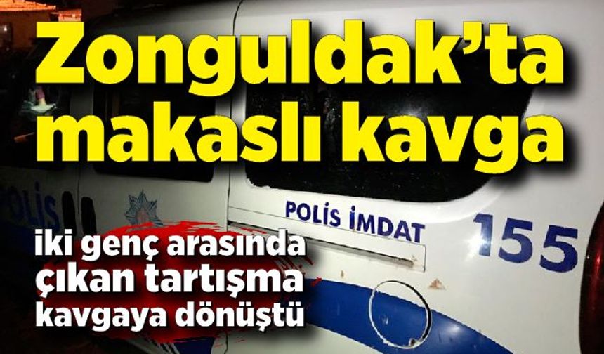 Zonguldak’ta gençler arasında kavga: Makasla  yaraladı!