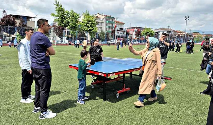 Özel çocuklar sportif faaliyetler ile eğlendi