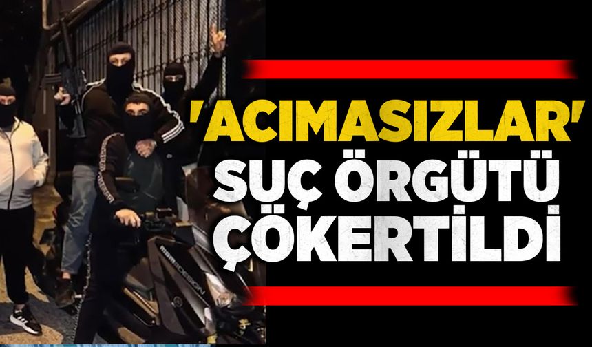 'Acımasızlar' suç örgütü çökertildi