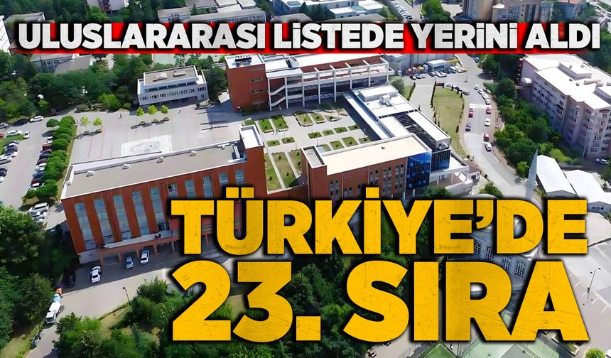 BEUN uluslararası listede yerini aldı: Türkiye’de 23. Sıra