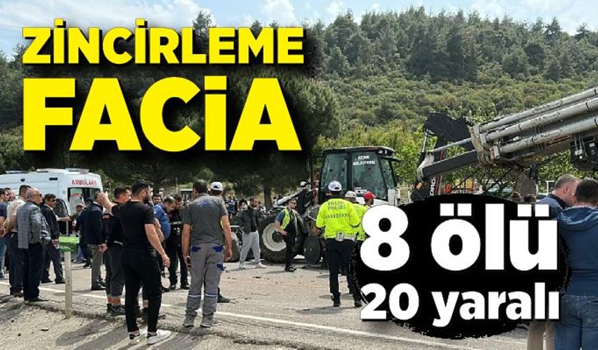 Zincirleme kaza; 8 ölü, 20 yaralı