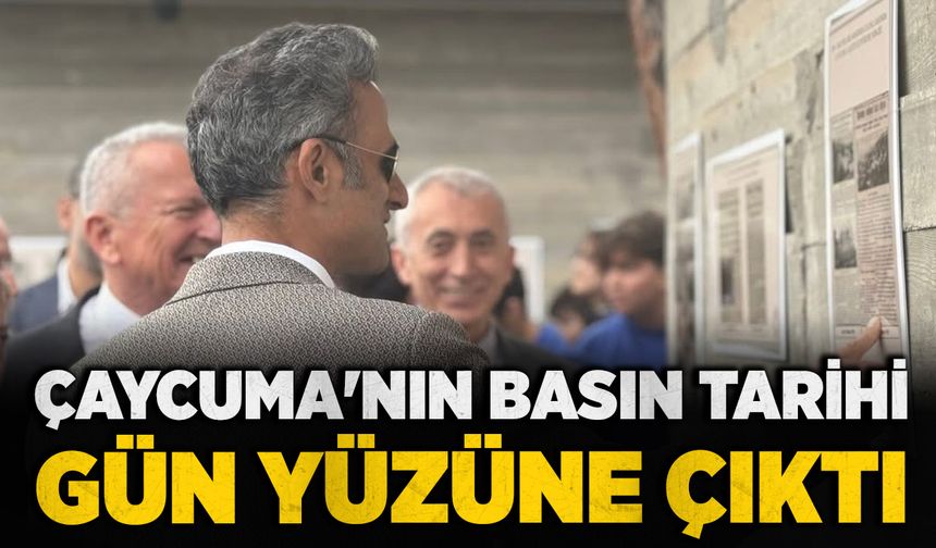 Çaycuma'nın basın tarihi gün yüzüne çıktı
