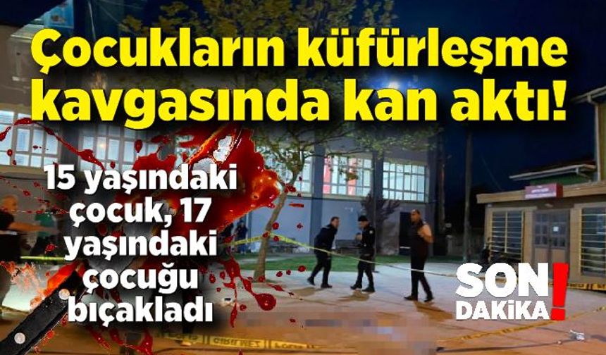 Küfürleşme kavgasında kan aktı