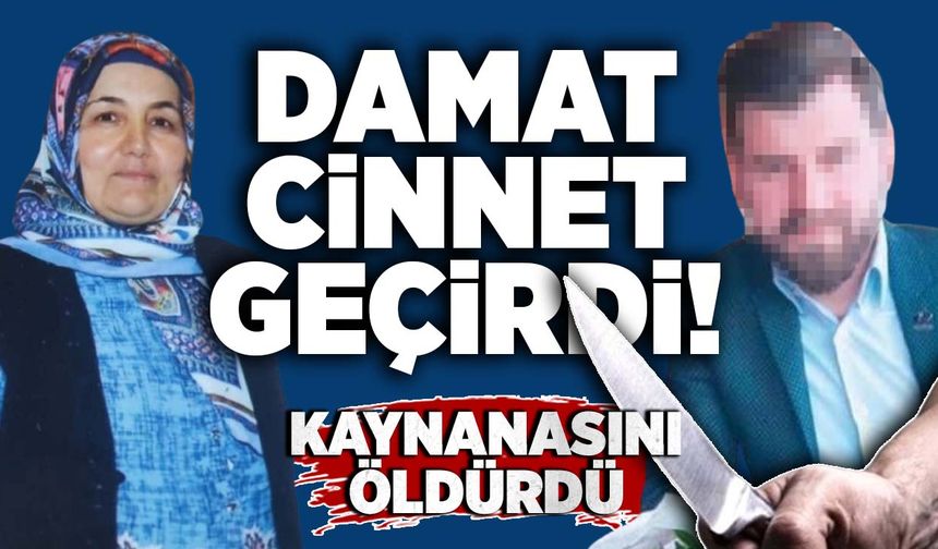 Damat cinnet geçirdi! Kaynanasını öldürdü