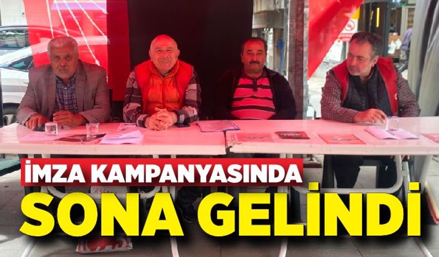 İmamoğlu için imza kampanyasında sona gelindi!