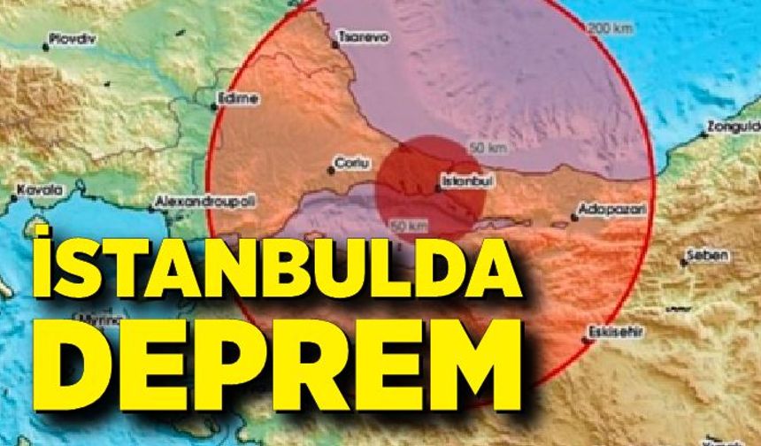 İstanbul'da deprem korkuttu! İlçelerde de hissedildi