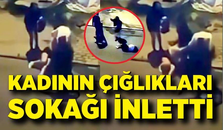 Kadına sokak ortasında dövüp araca bindirdiler