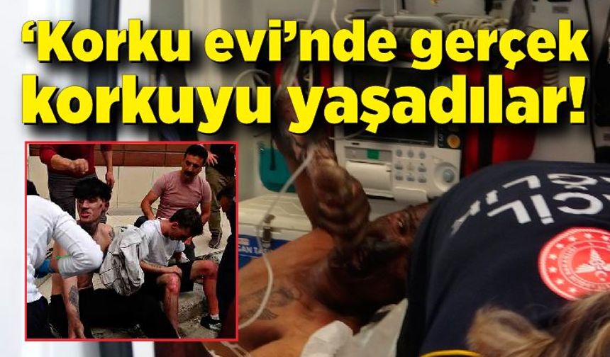 "Korku evi"nde gerçek korkuyu yaşadılar: 3 yaralı