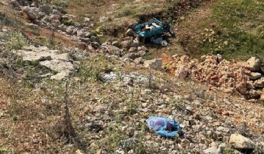 Patpat şarampole devrildi:1 ölü, 1 yaralı