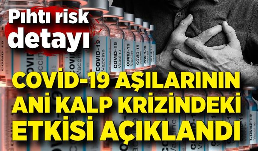 ‘Covid aşısızlarda pıhtı riski, 3 kat daha fazla’